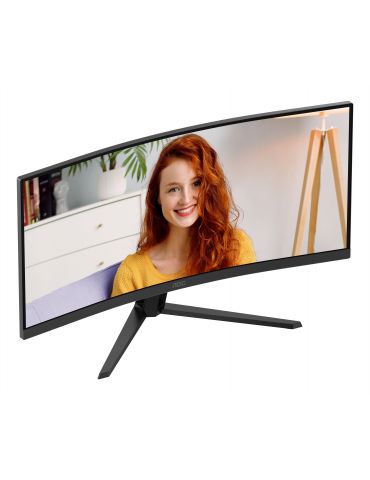 AOC B3 CU34B3E monitoare LCD 86,4 cm (34") 3440 x 1440 Pixel Wide Quad HD LED Negru