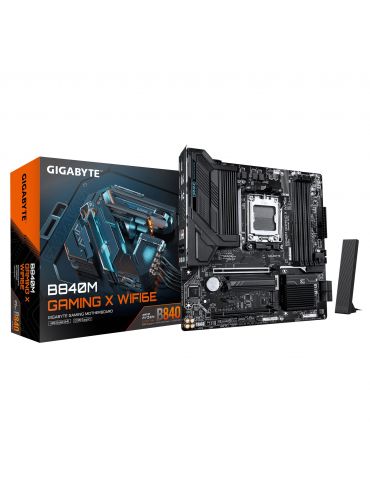 GIGABYTE B840M GAMING X WIFI6E AMD B840 Mufă AM5 micro-ATX - Tik.ro