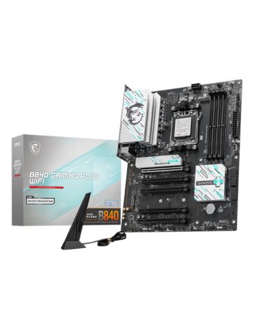 MSI B840 GAMING PLUS WIFI plăci de bază AMD B840 Mufă AM5 ATX - Tik.ro