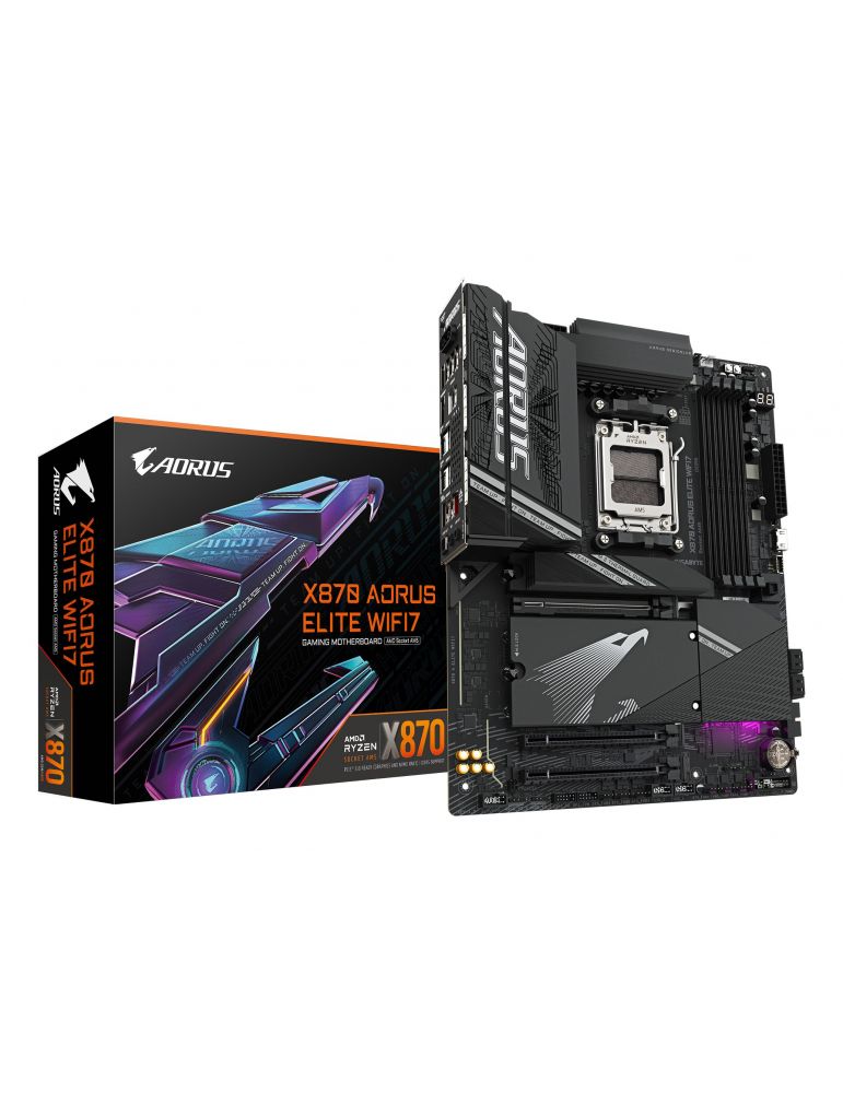 Motherboards GIGABYTE X870 AORUS ELITE WIFI7 AMD X870 Mufă AM5 ATX