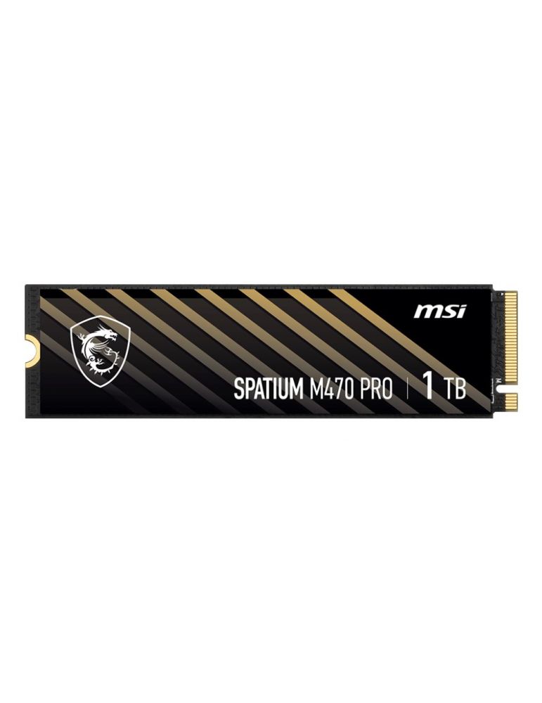 Hard Drives MSI Spatium M470 PRO PCIe 4.0 NVMe M.2 1TB PCI Express 4.0 3D NAND