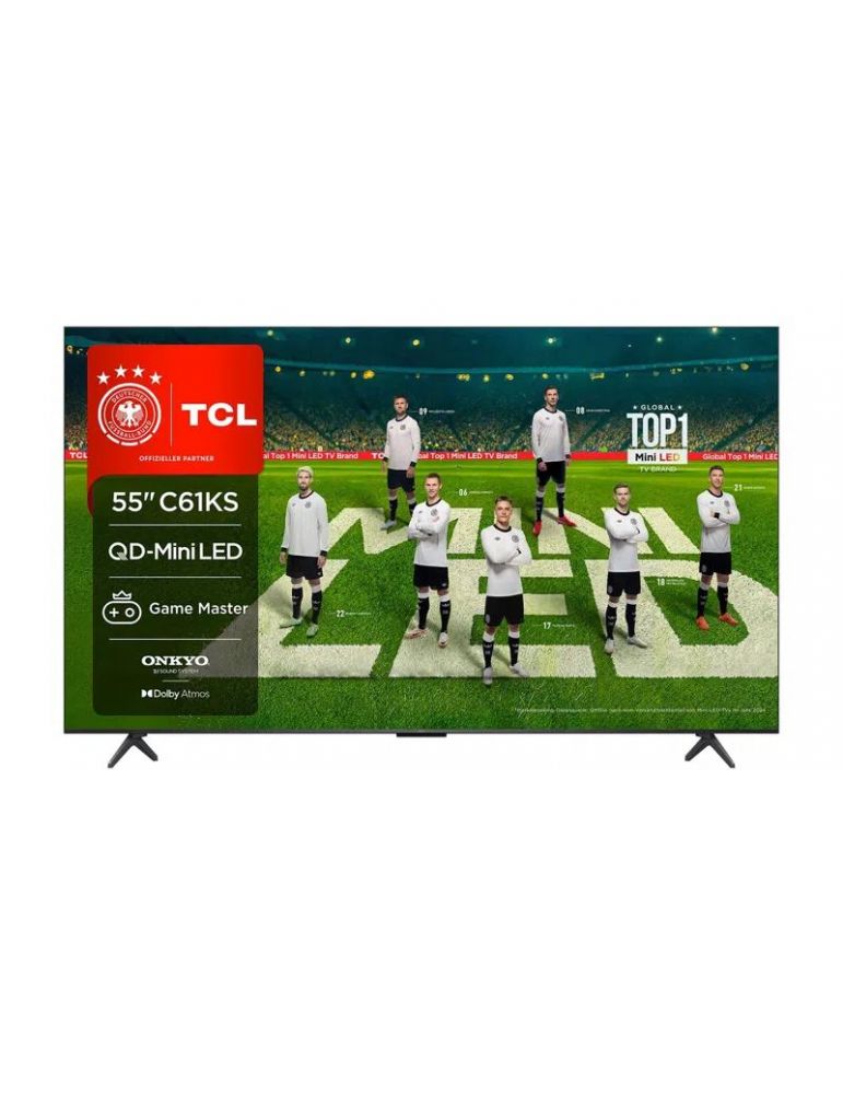 Televisions TCL Q7 55C61KS televizor 139,7 cm (55") 4K Ultra HD Smart TV Wi-Fi Metalic