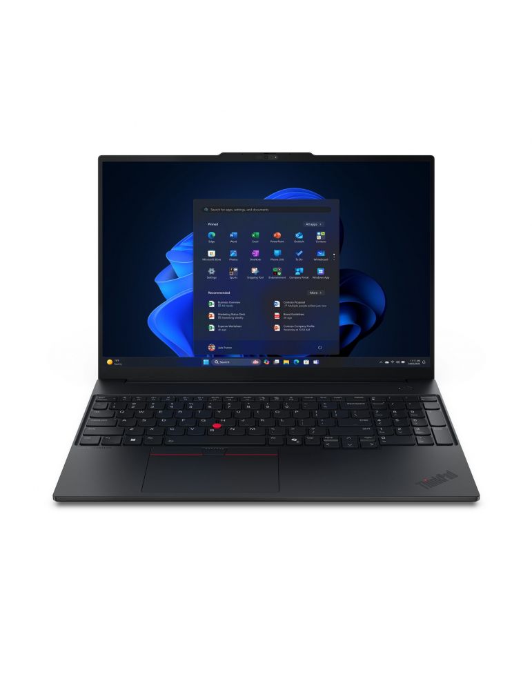 Lenovo ThinkPad E16 Gen 3 (Intel) Intel Core 7 240H Laptop 40,6 cm (16") WUXGA 32 Giga Bites DDR5-SDRAM 1 TB SSD Wi-Fi 6E
