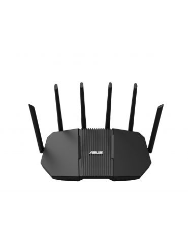ASUS RT-BE90U BE9400 AiMesh router wireless 2.5 Gigabit Ethernet Tri-band (2.4 GHz   5 GHz   6 GHz) Negru - Tik.ro