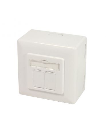 LogiLink NP0124 prize 2 x RJ-45 Metalic, Alb - Tik.ro