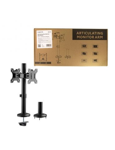 LogiLink BP0109 sistem montare monitor stand 81,3 cm (32") Birou Negru