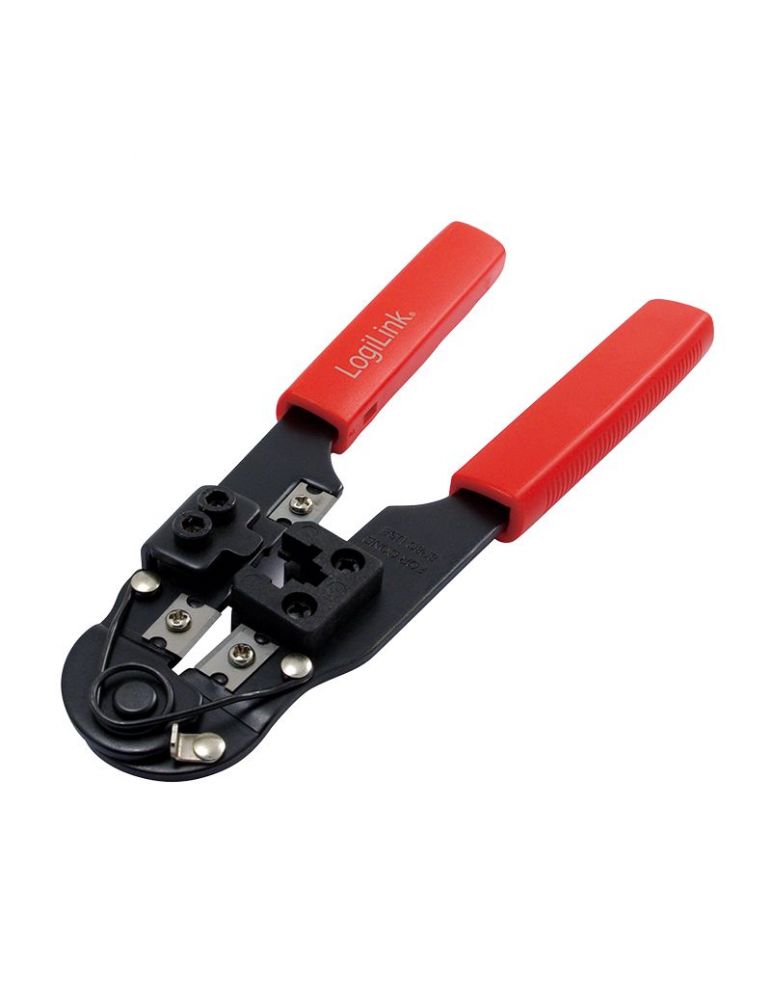 LogiLink WZ0004 clește sertizare Instrument de sertizare Negru, Roşu
