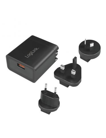 LogiLink PA0188 încărcătoare pentru dispozitive mobile Universală Negru AC Încărcare rapidă De interior - Tik.ro