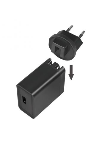 LogiLink PA0188 încărcătoare pentru dispozitive mobile Universală Negru AC Încărcare rapidă De interior