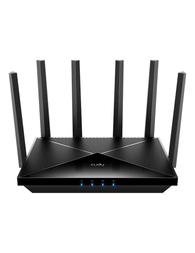 Cudy WR6500 router wireless Gigabit Ethernet Bandă dublă (2.4 GHz/ 5 GHz) Negru