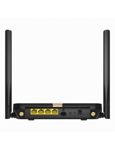 Cudy LT500D router wireless Fast Ethernet Bandă dublă (2.4 GHz  5 GHz) 4G Negru