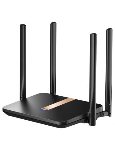 Cudy LT500D router wireless Fast Ethernet Bandă dublă (2.4 GHz  5 GHz) 4G Negru