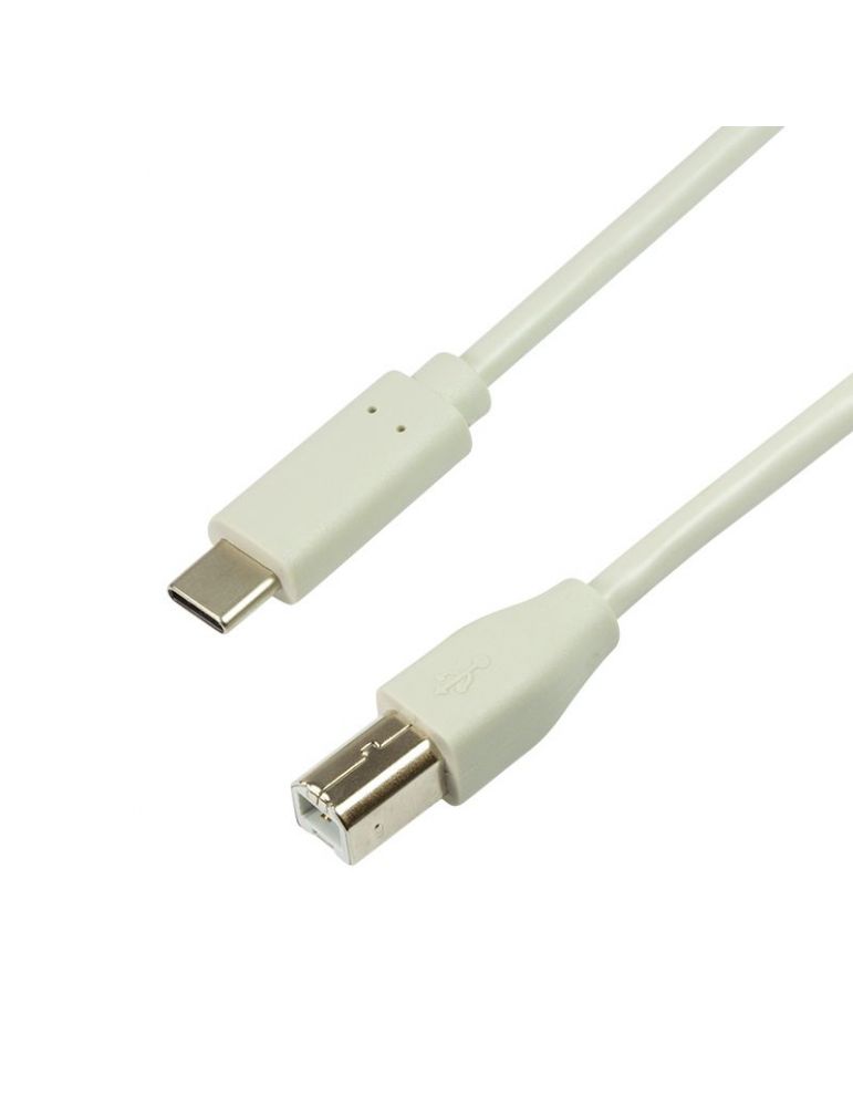 LogiLink CU0161 cabluri USB USB 2.0 2 m USB C USB B 0,48 Gbit/s Gri
