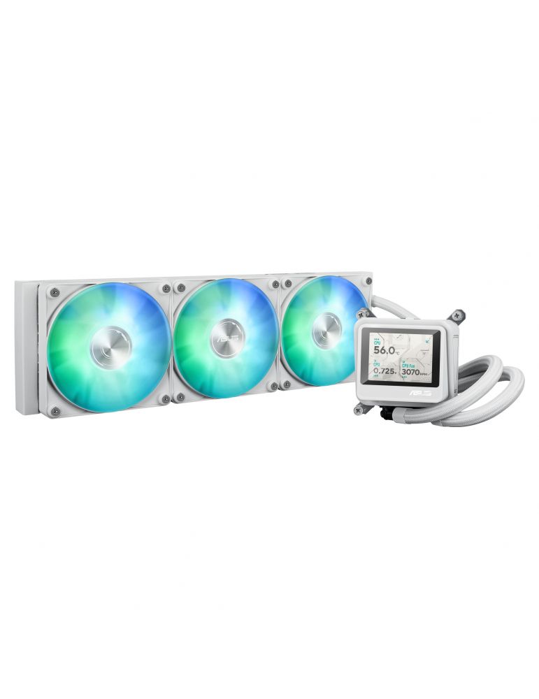 ASUS MAX Gaming LC 360 ARGB LCD White Edition Procesor Răcire lichidă all-in-one 12 cm Alb