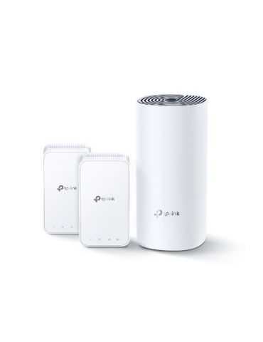 TP-LINK DECO E3(2-PACK) sistem Wi-Fi tip rețea Bandă dublă (2.4 GHz/ 5 GHz) Wi-Fi 5 (802.11ac) Alb Externă Tp-link - 1 - Tik.ro