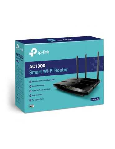 TP-LINK AC1900 router wireless Gigabit Ethernet Bandă dublă (2.4 GHz/ 5 GHz) Negru Tp-link - 4