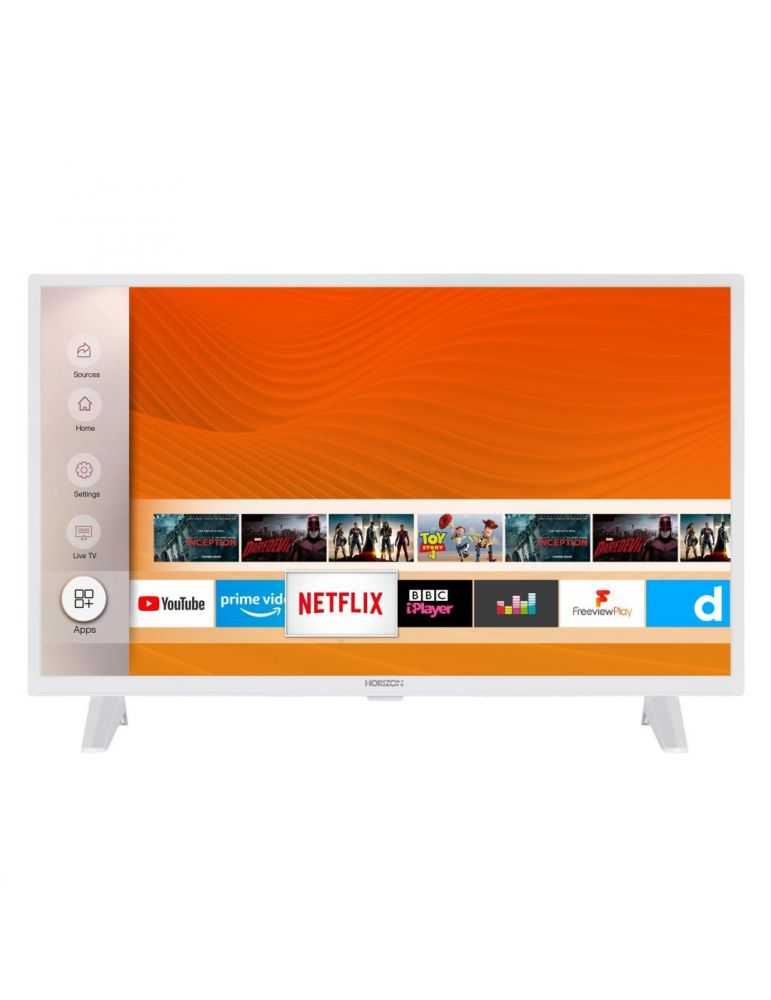 Televizor Led Horizon Smart 32HL6331H/B, 80cm, HD, Netflix, Youtube, alb