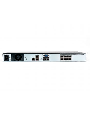 Vertiv Avocent AV3108-201 switch-uri pentru tastatură, mouse și monitor (KVM) Raft pentru montat echipamente Negru Vertiv - 7