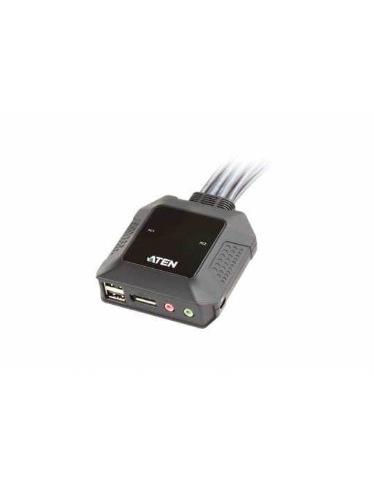 ATEN CS22DP-AT switch-uri pentru tastatură, mouse și monitor (KVM) Negru Aten - 3