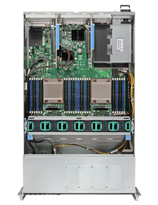Intel R2208WT2YSR server barebone Intel® C612 LGA 2011-v3 Cabinet metalic (2U) Din oţel inoxidabil Intel - 2