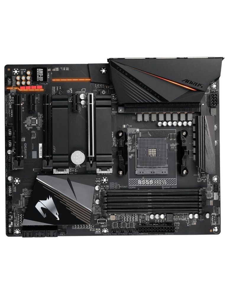 Placa de baza gigabyte b550 aorus pro v2 skt am4 amd b550 matx slot ram 4 x ddr4 max 128 gb 6x s-ata 3 2x m.2 2x pci-e pci-e4.0