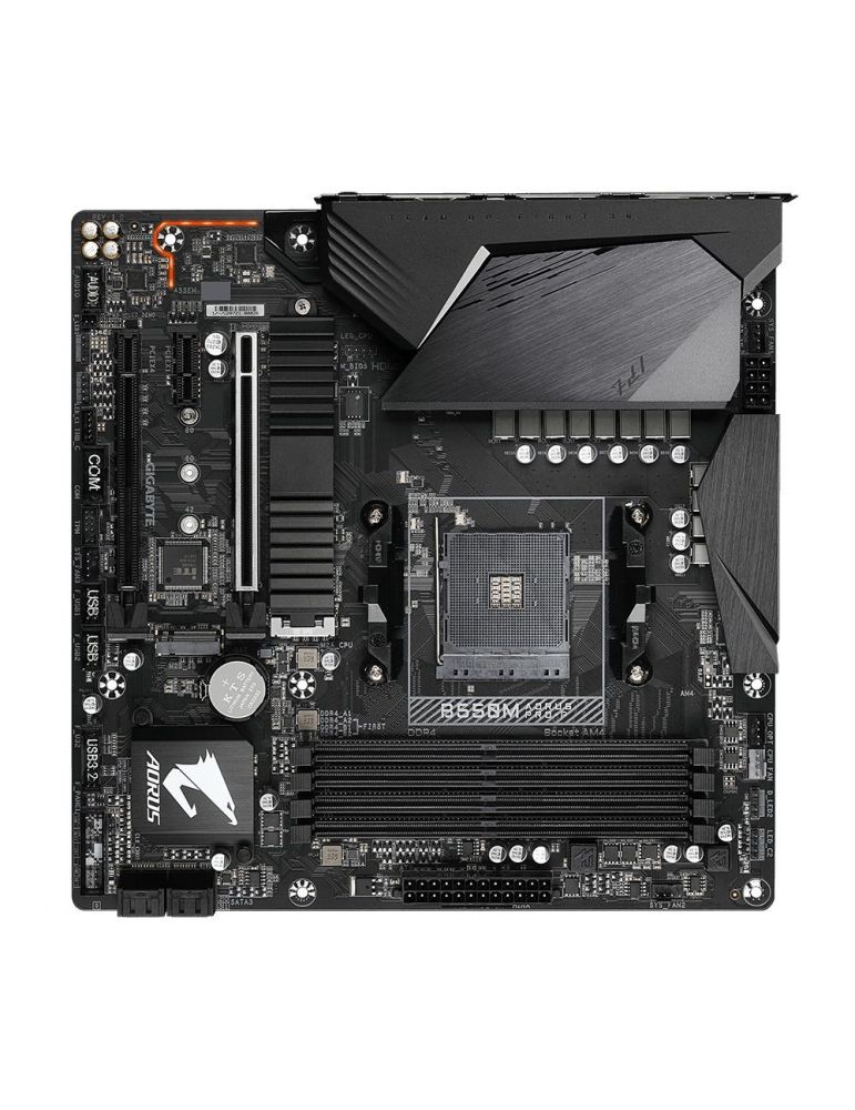 Placa de baza gigabyte b550 aorus pro p skt am4 amd b550 matx slot ram 4 x ddr4 max 128 gb 4x s-ata 3 2x m.2 2x pci-e pci-e3.0 x