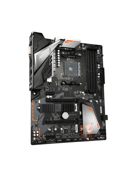 Placa de baza gigabyte b450 aorus elite v2 skt am4 amd b450 atx slot ram 4 x ddr4 max 128 gb 6x s-ata 3 2x m.2 2x pci-e pci-e4.0