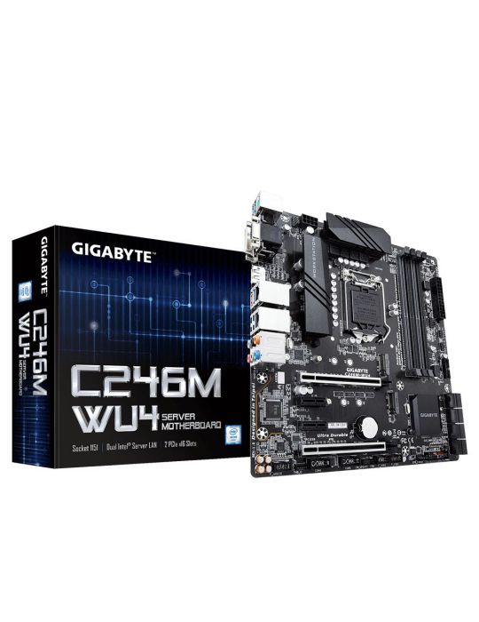 Gigabyte C246M-WU4 plăci de bază Intel C246 Express LGA 1150 (Mufă H4) micro-ATX Gigabyte - 2