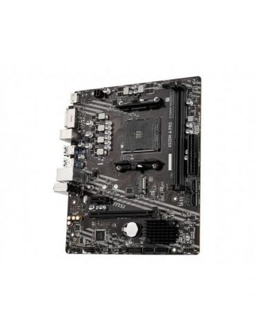 Placa de baza msi a520m skt am4 amd a520 matx slot ram 2 x ddr4 max 64 gb 4x s-ata 3 1x m.2 1x pci-e pci-e3.0 x 16 x 1 pci-e3.0 
