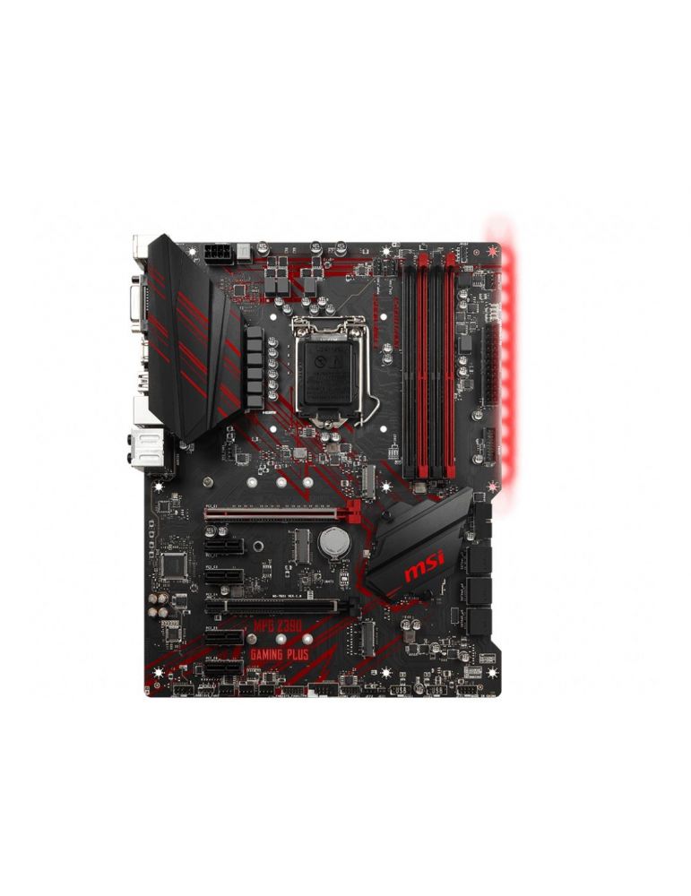 Placa de baza msi mpg z390 gaming plus skt lga 1151 atx intel z390 4 x ddr4 max. 64 gb 6 x sata 2 x m.2 7.1 mpg_z390_gaming_plus