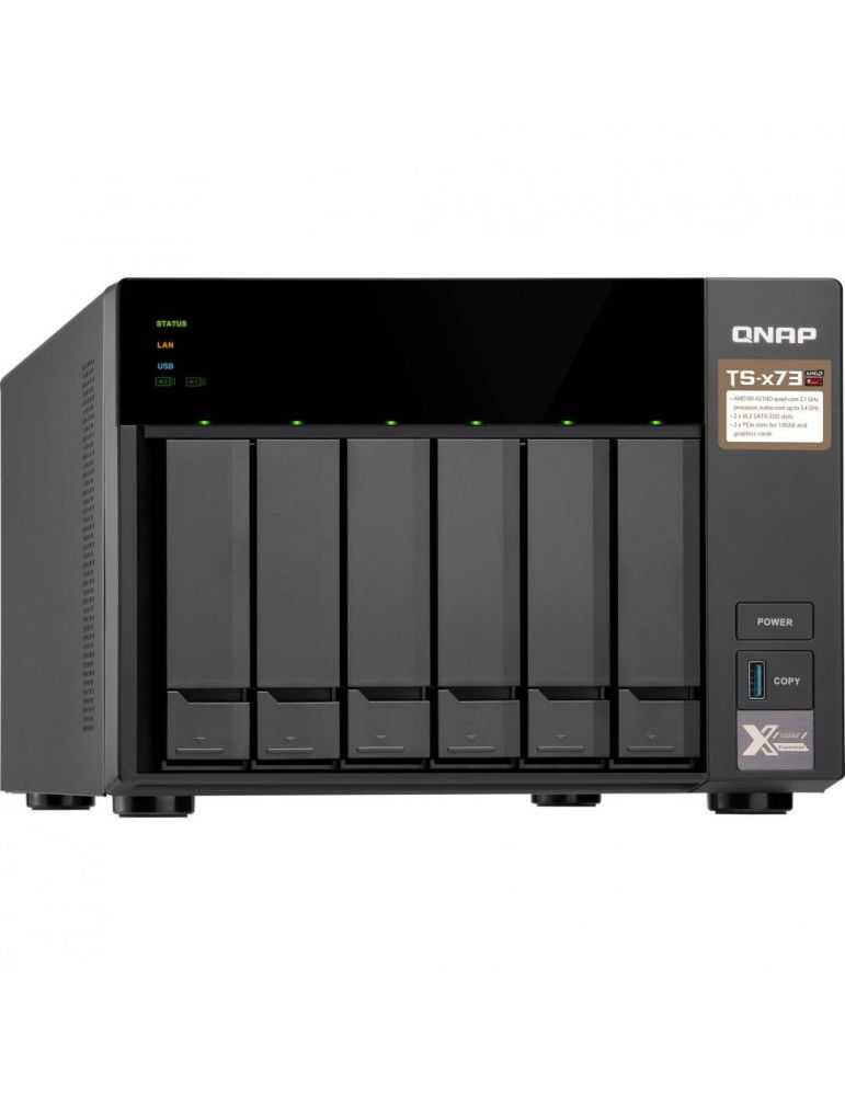 Qnap nas 6bay ts-673-4g 2.1ghz 4gb 2lan