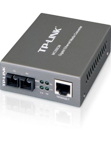 Switch media convertor tp-link 2 porturi (1x1000m sc/upc port 1x1000m Tp-link - 1 - Tik.ro