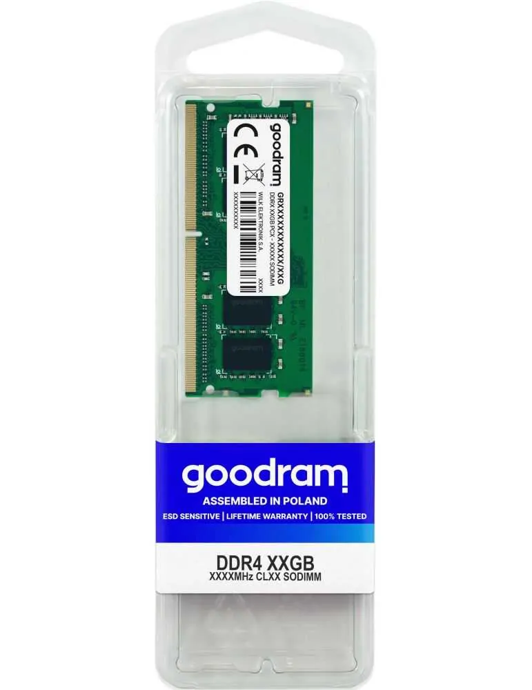 RAM Goodram GR2400S464L17/16G module de memorie 16 Giga Bites 1 x 16 Giga Bites DDR4 2400 MHz