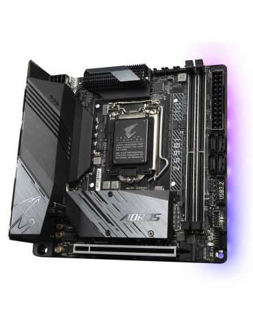 Gigabyte Z590I AORUS ULTRA plăci de bază Intel Z590 Express LGA 1200 mini ITX Gigabyte - 1