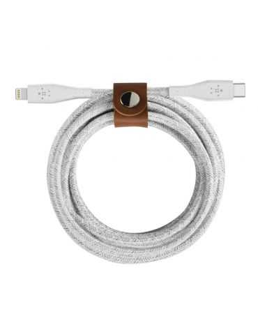 Cablu de incarcare belkin duratek plus lightning to usb-c 1.2m Belkin - 1