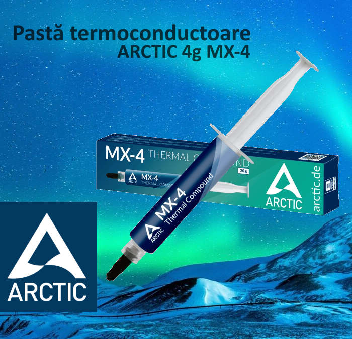 Pasta termoconductoare Arctic MX-4, 4g, fara spatula
